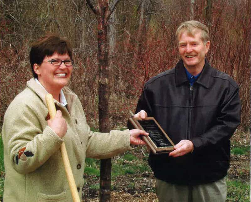 NWTC tree planting award